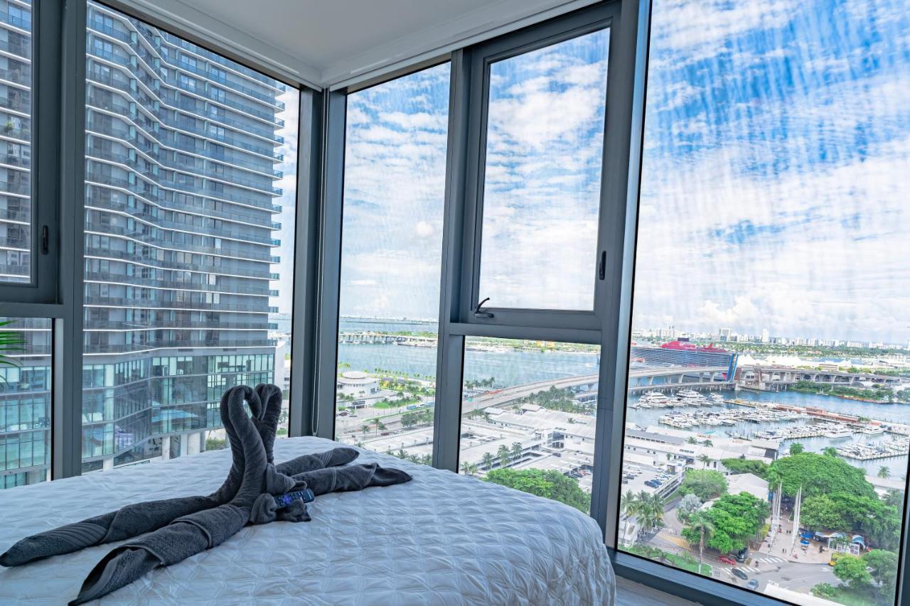 Luxurious 2-Bed Apartment With Breathtaking Bay Views!! Miami Exteriör bild